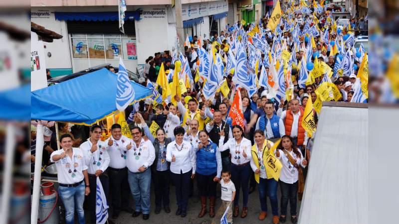 Me entregaré de manera completa para mejorar la condición de vida de los Michoacanos desde el senado: Alma Mireya González   