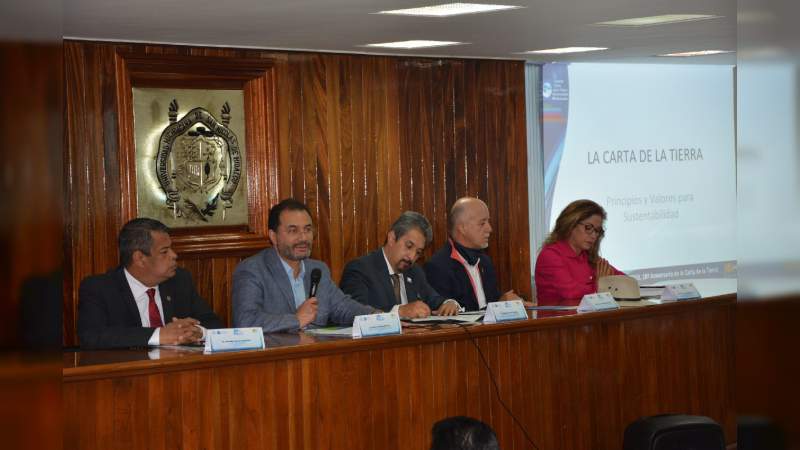 Alinearse a los valores de la sustentabilidad, pide Medardo Serna a nicolaitas 