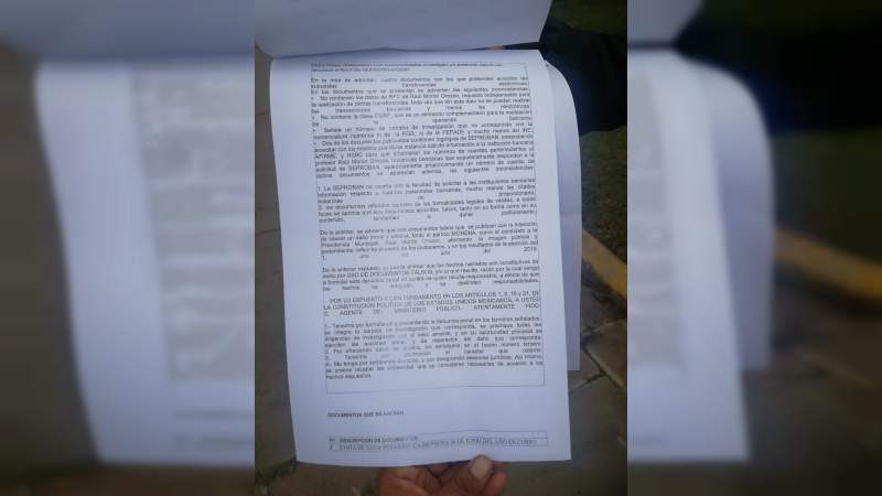 Morena presenta denuncia penal por difamación y uso de documentos apócrifos en contra de sus candidatos - Foto 1 