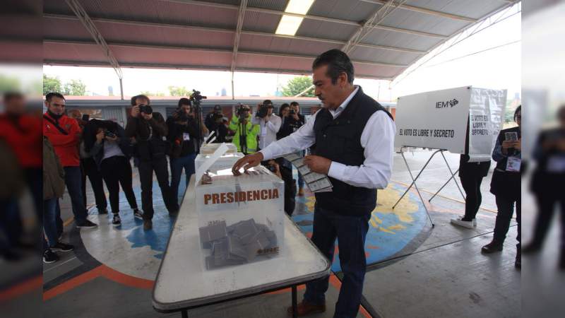 Los morelianos y los mexicanos saldrán masivamente a votar por el cambio: Raúl Morón 