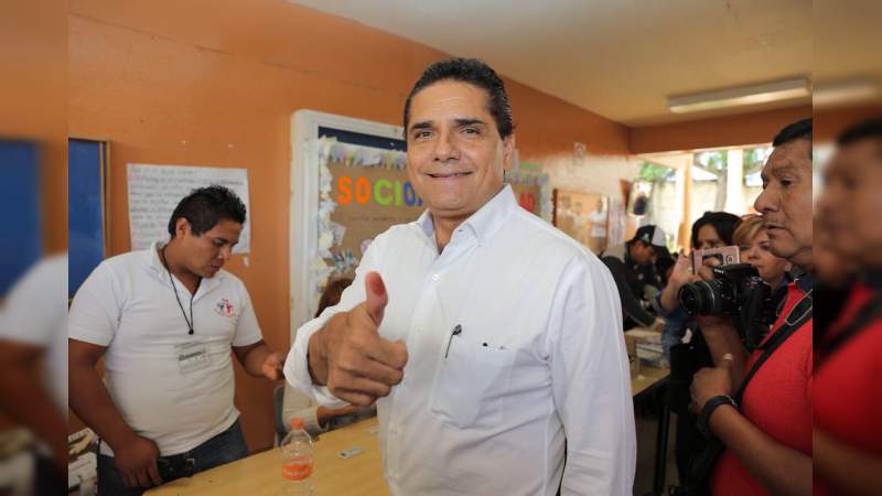 Destaca Silvano Aureoles alta participación ciudadana en elección 