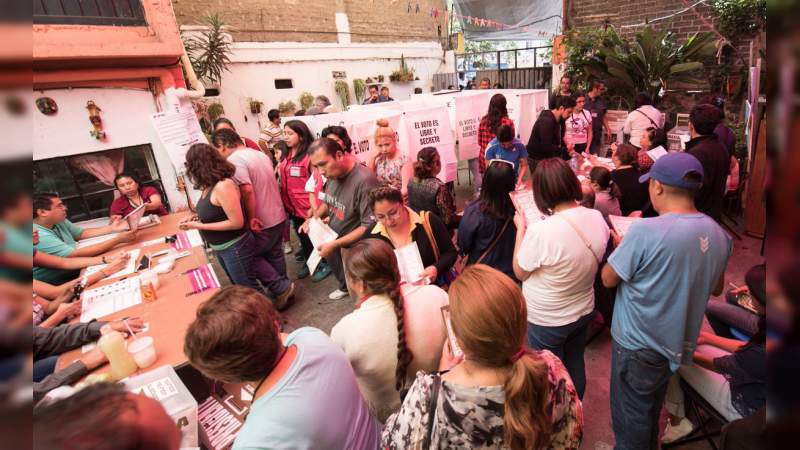 En paz y forma la jornada electoral en la Ciudad de México: IECM - Foto 0 