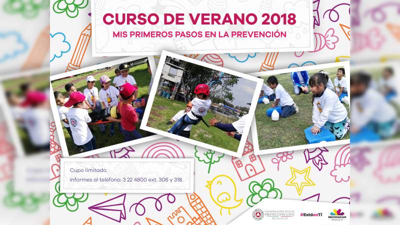 Invita Segob a niños y niñas al Curso de Verano “Mis Primeros Pasos en la Prevención" - Foto 0 
