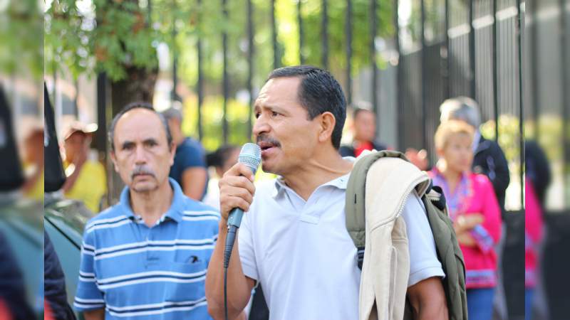 CNTE se manifiesta en la Secretaría de Finanzas  