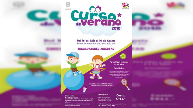 Continúa proceso de inscripción para los Cursos de Verano IMDE 2018 