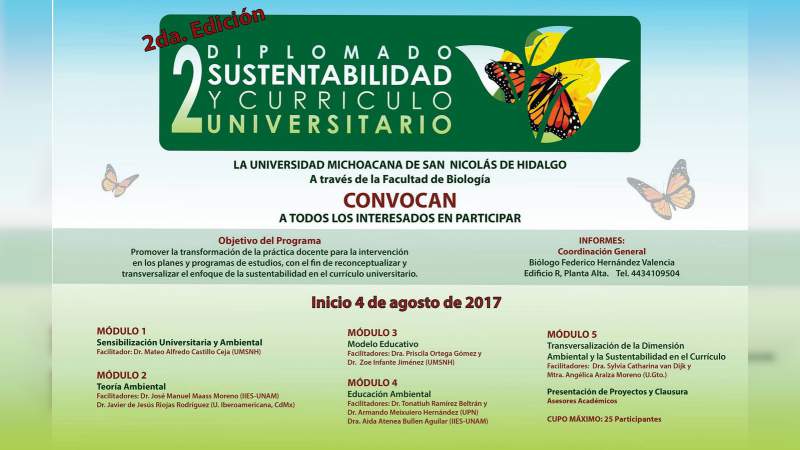 Casa de Hidalgo ofrecerá diplomado sobre el concepto de sustentabilidad en los programas académicos 
