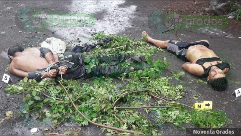 Confirman hallazgo de tres cadáveres en Apatzingán - Foto 0 