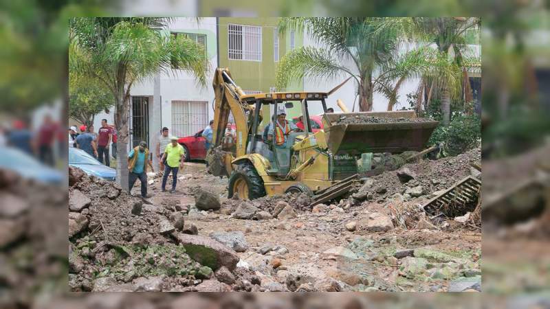 Atiende Gobierno de Michoacán contingencia por lluvia en Morelia - Foto 0 