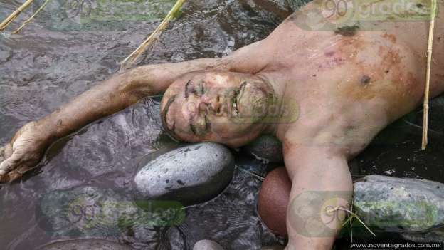 Localizan cadáver de hombre arrastrado por el río, en Peribán, Michoacán - Foto 1 