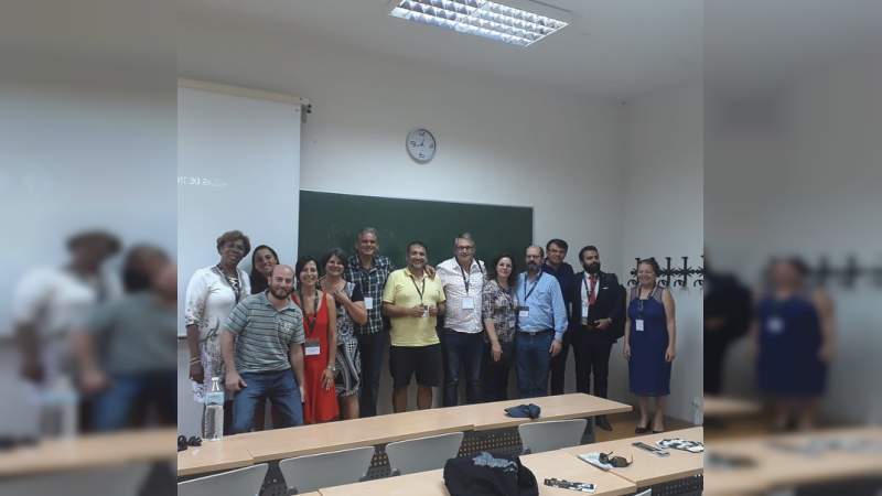 Expone alumno del ININEE en simposio de la Universidad de Salamanca 