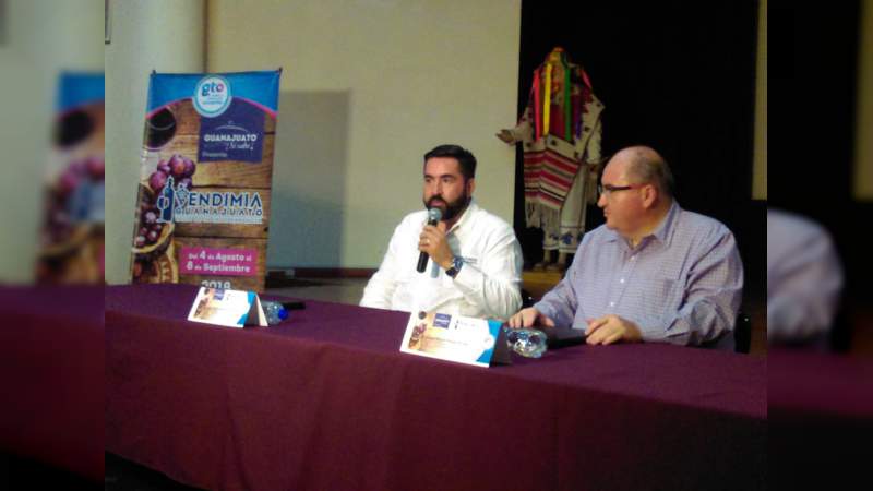 ‘Vendimia’ del 4 de agosto al 8 de septiembre en Guanajuato, promueve los vinos de la región 
