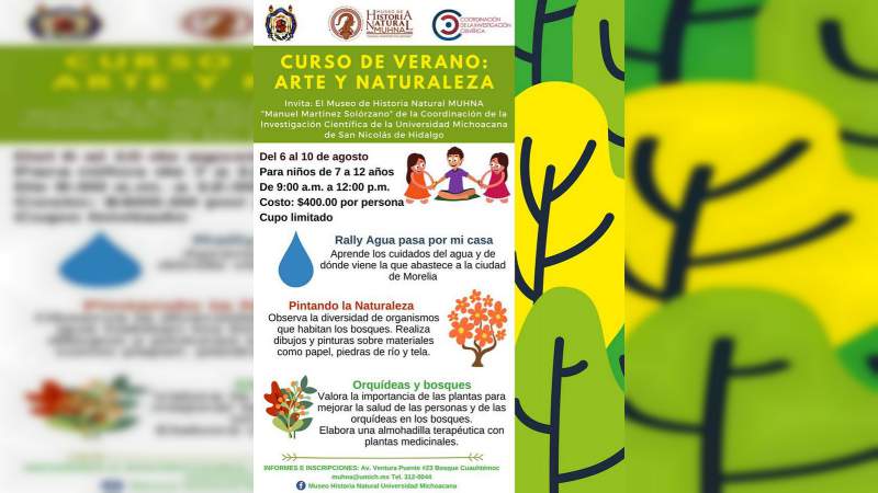 Curso de verano en el Museo de Historia Natural “Manuel Martínez Solórzano” 