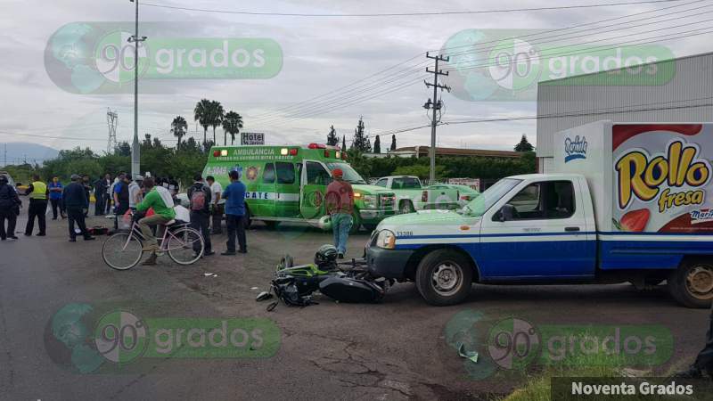Motociclista resulta mutilado tras accidentarse en Zamora, Michoacán - Foto 2 