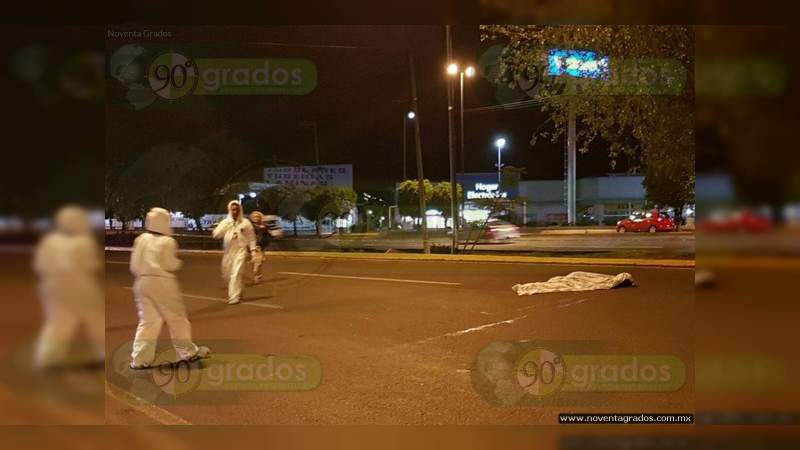 Muere joven al ser atropellado en Morelia, Michoacán 