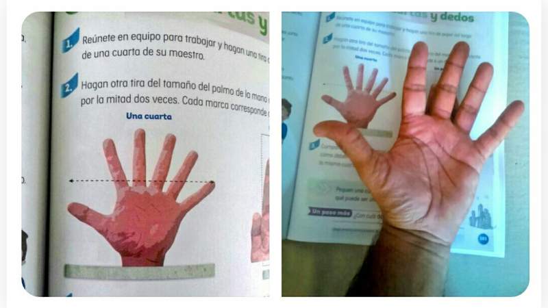 Libros de la SEP muestran manos con seis dedos 