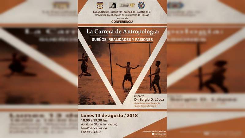 Profesor de la Universidad Estatal de Nueva York impartirá conferencia sobre Antropología en la UMSNH 