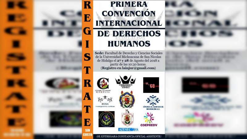 Convención Internacional de Derechos Humanos en la UMSNH 