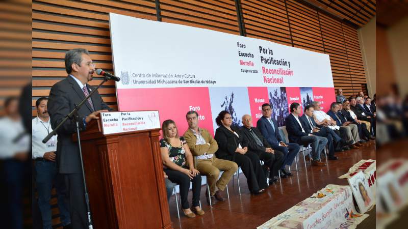 Llama Casa de Hidalgo a pacto social para la construcción de la paz 