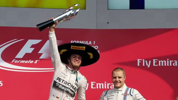 Se corona Nico Rosberg en el Gran Premio de México; Checo Pérez es octavo - Foto 1 
