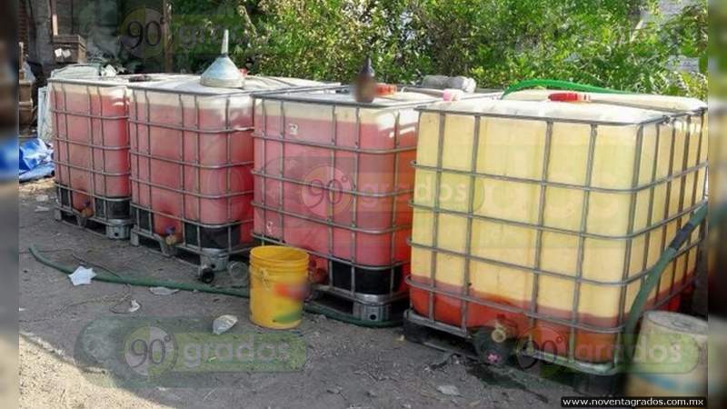 Aseguran casi 10 mil litros de combustible en Villagrán, Guanajuato  