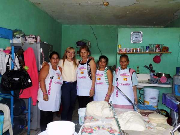 Recorre Lupita Herrera tianguis en la capital michoacana 