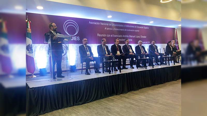 Solicita UMSNH respaldo para las 10 universidades públicas estatales con problemas financieros 