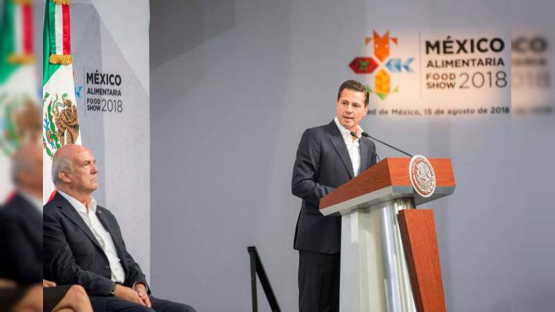 México, en la ruta de consolidarse como potencia alimentaria: Peña Nieto 
