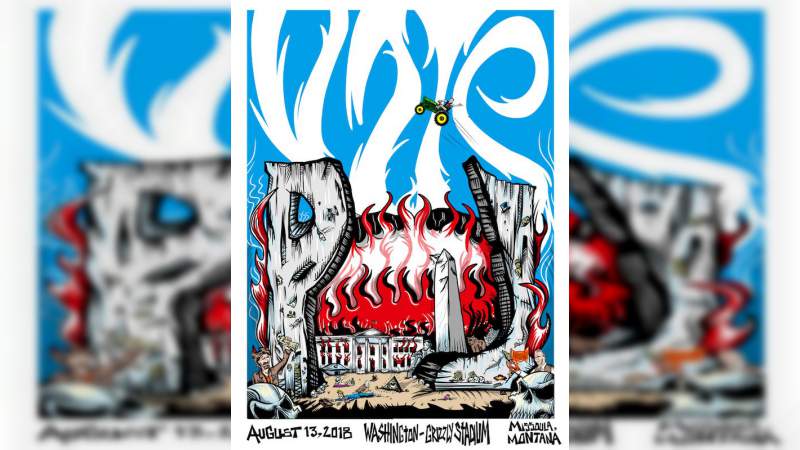 Pearl Jam muestra a Donald Trump muerto y la Casa Blanca en llamas 