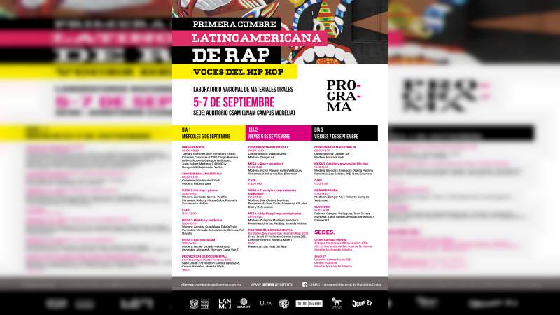 Próxima a realizarse la Primera Cumbre Latinoamericana de Rap: Voces del Hip Hop 