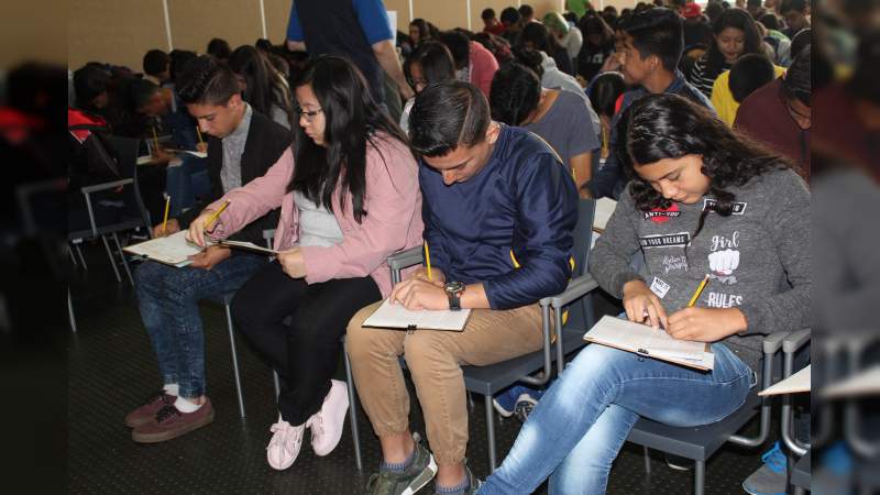 Sin contratiempos la aplicación de examen de ingreso en segunda convocatoria para aspirantes al Bachillerato Nicolaita 