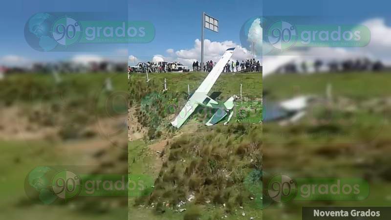 Se desploma avioneta en Michoacán - Foto 0 