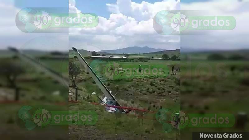 Se desploma avioneta en Michoacán - Foto 1 