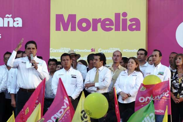 Encabezan Silvano Aureoles masivo evento en el Centro Histórico de Morelia (Fotogalería) - Foto 8 