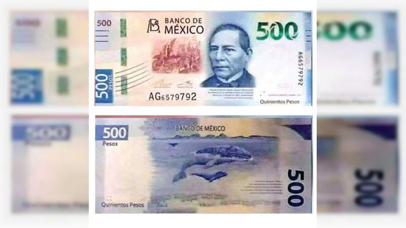 Anuncian nuevo diseño en el billete de 500 