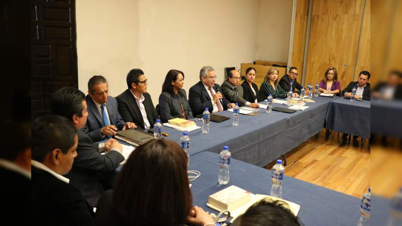 Reitera Flores Negrete colaboración del Poder Judicial de Michoacán con otras instancias para mejorar el servicio que se brinda a la sociedad 