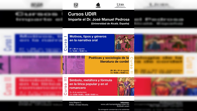 Cursos de literatura Popular en UNAM Campus Morelia - Foto 1 