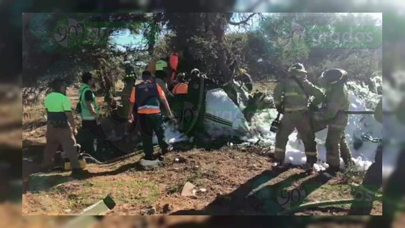 Se desploma avioneta en San Luis Potosí - Foto 0 