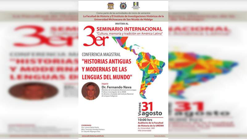 Presencia de la Academia Mexicana de la Lengua en la UMSNH 
