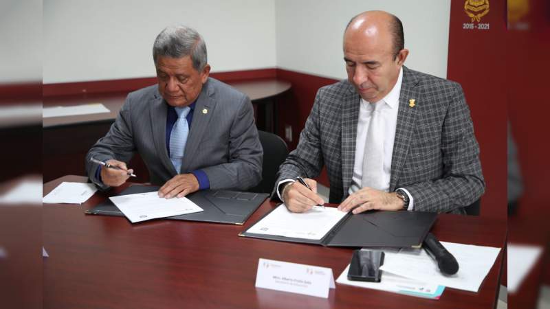 SEE y Centro Penitenciario Michoacán firman convenio de colaboración  - Foto 1 