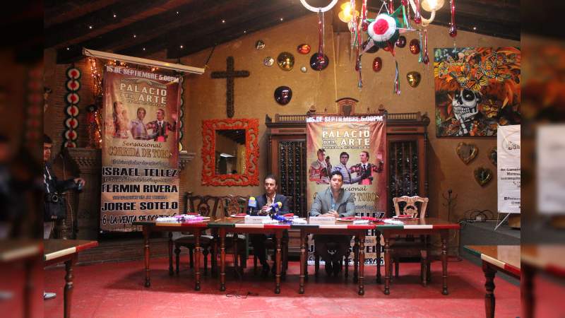 Habrá corrida el 15 de septiembre en el Palacio del Arte, torean Téllez, Rivera y Sotelo - Foto 1 