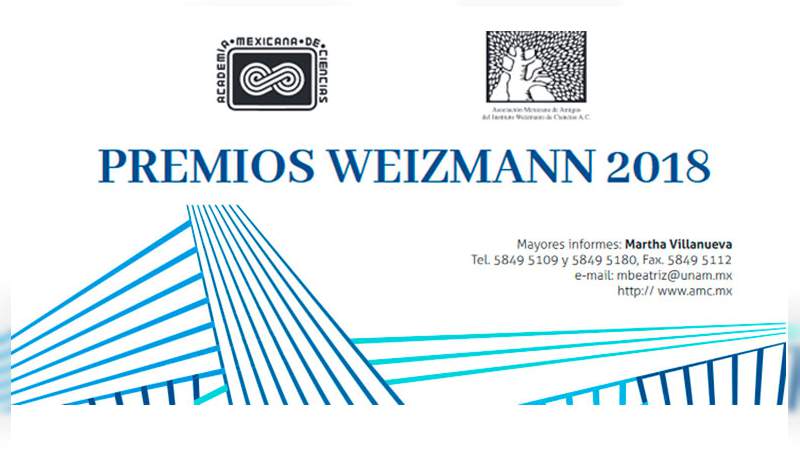 Abre convocatoria Weizmann 2018 a mejores tesis doctorales 