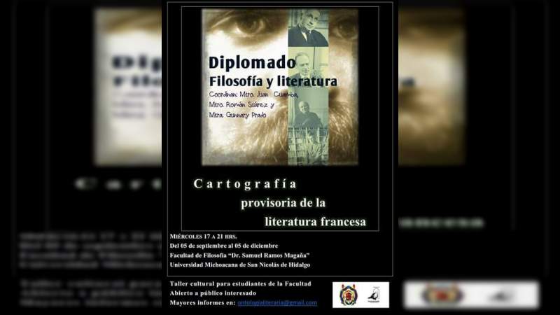 Ofrece Casa de Hidalgo Diplomado en Filosofía y Literatura 