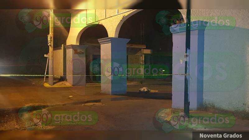 Balean a cargadores de la central de abastos en Jacona; hay dos muertos y un herido - Foto 0 