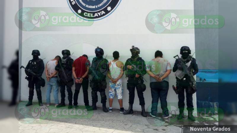 Guanajuato: Detienen a cinco en Celaya tras asalto, persecución y balacera - Foto 0 