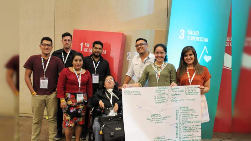 3 jóvenes representan a Michoacán en el encuentro internacional “hacia la sostenibilidad 2030” - Foto 0 