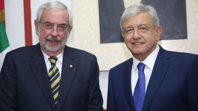 Enrique Graue se reúne con López Obrador 