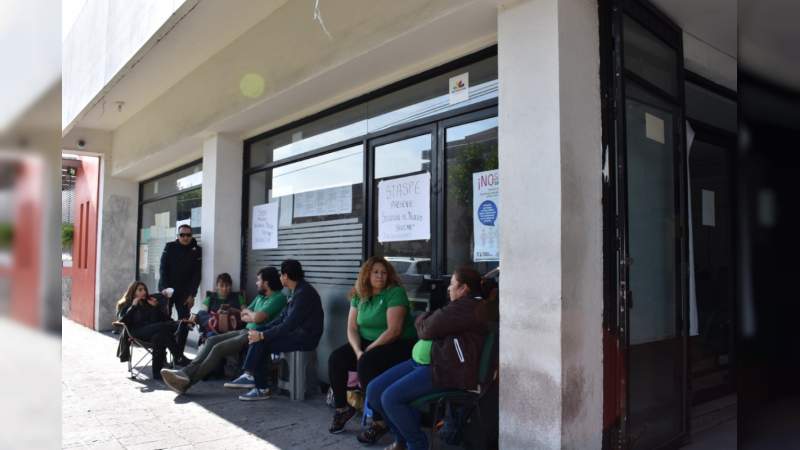 Staspe toma las oficinas de renta en Michoacán 