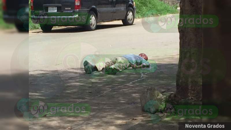 Asesinan a balazos a un individuo en Uruapan, Michoacán - Foto 0 