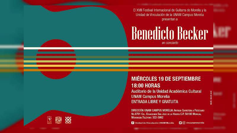Concierto del XVIII Festival Internacional de Guitarra de Morelia  en UNAM Campus Morelia 