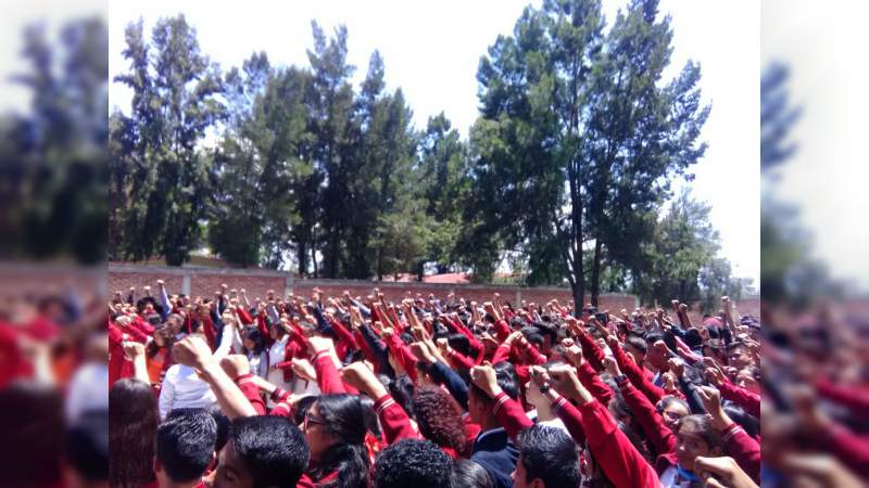 Más de 11 mil Escuelas de Educación Básica en Michoacán participaron en el macro simulacro Nacional - Foto 0 